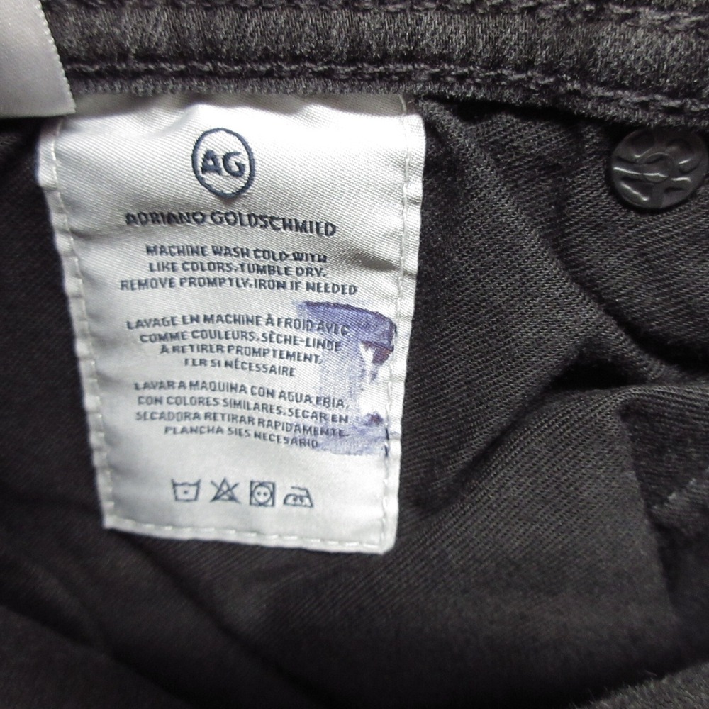 AG Adriano Goldschmied Mens Jeans Sz 34 The Stockton Skinny New Defect - Picture 15 of 16